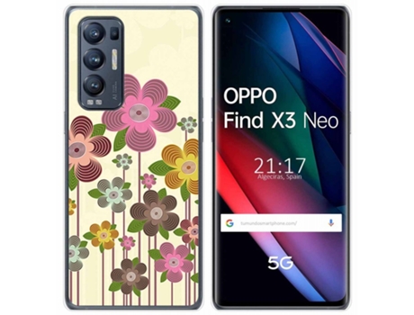 Carcasa Oppo Find X3 Neo TUMUNDOSMARTPHONE Dibujos Multicolor