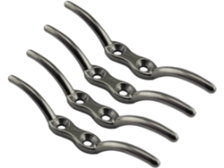 Taquet De Corde En Acier Inoxydable 316, 2 Piezas, 112mm 151mm, Poli Miroir, Amarage Bateau