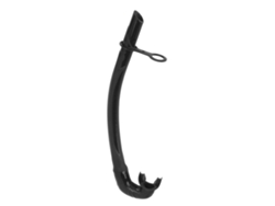 Tubo De Snorkel Húmedo, Grande, Inodoro, Plegable, 38 Cm, Para Entrenamiento De Adultos, Negro.