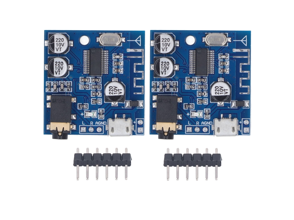 2pcs Módulo De Audio Bluetooth Mp3 Con Interfaz Usb 5p Placa De Audio Para Altavoces De Coche Diy Dc3.7-5.5v