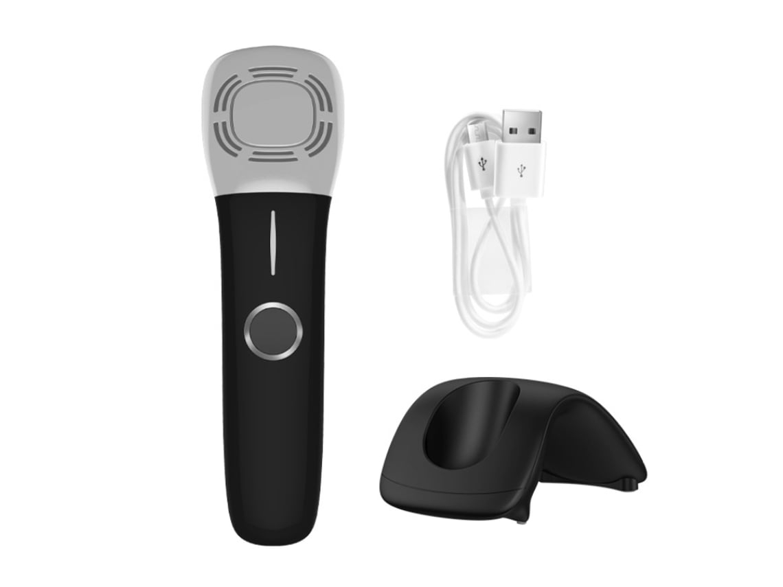 Masajeador facial Yunzii para arrugas, máquina reafirmante eléctrica (negro)