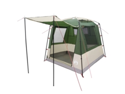 Carpa de fiesta verde Vidaxl para 4 personas