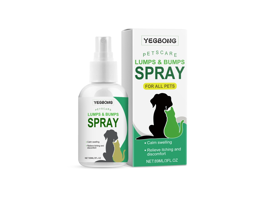 Spray eficaz para tratar las erupciones cutáneas en mascotas.