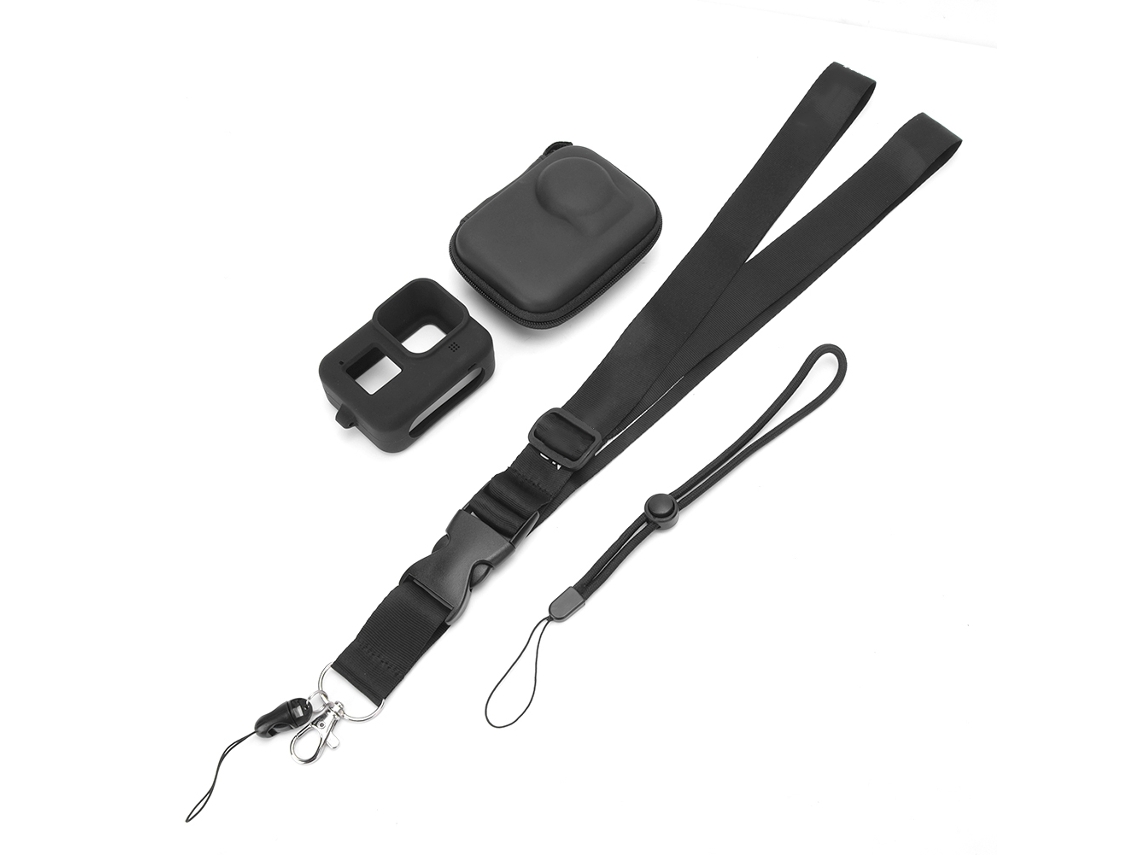 NEVEANCE Funda de Almacenamiento de Silicona con Llavero para Cámara de Acción Gopro Hero 8