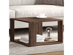 Mesa de centro HARLANV1 con madera de roble marrón (51,5 x 51,5 x 30 cm)