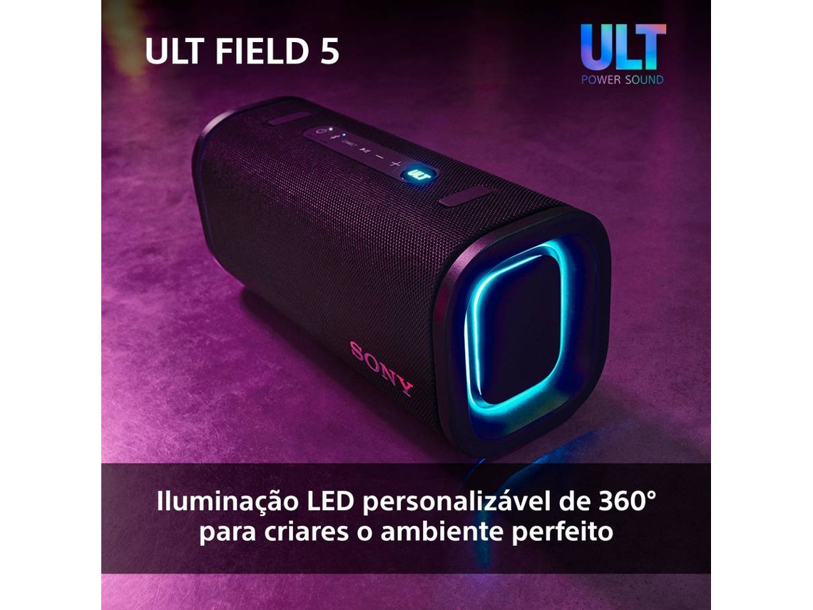 Altavoz Bluetooth SONY ULT FIELD 5 - SRS-ULT50 (Negro) | Worten.es
