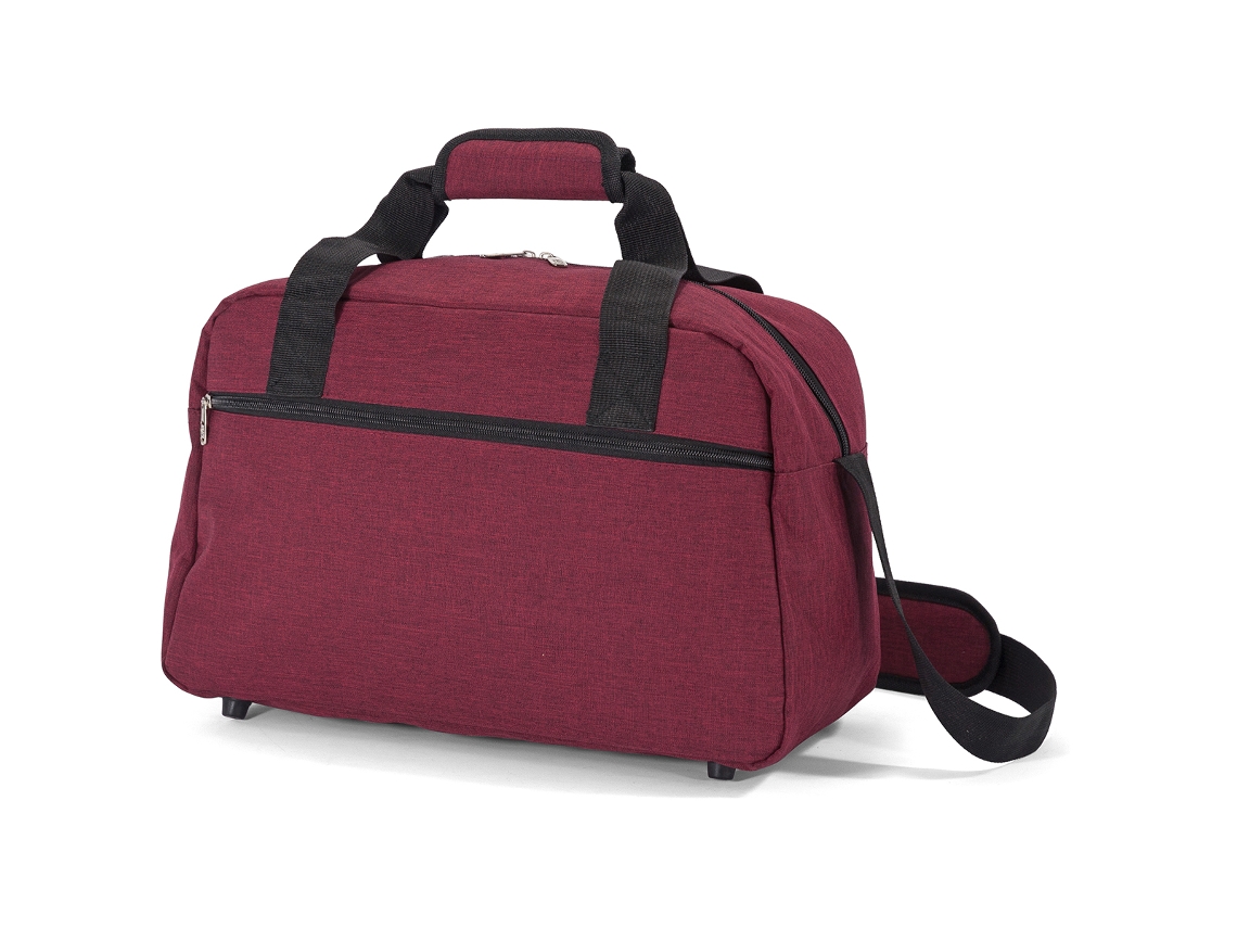 Bolsa De Viaje Benzi Bz5528 40×20×25 Cm, 55l, Apta Para Ryanair Y Vueling, Poliéster, Correa Ajustable Y Bolsillo Frontal, Rojo