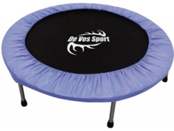 DEVESSPORT Cama Elástica Infantil y Fitness con Protección y Patas Antideslizantes para Interior y Exterior