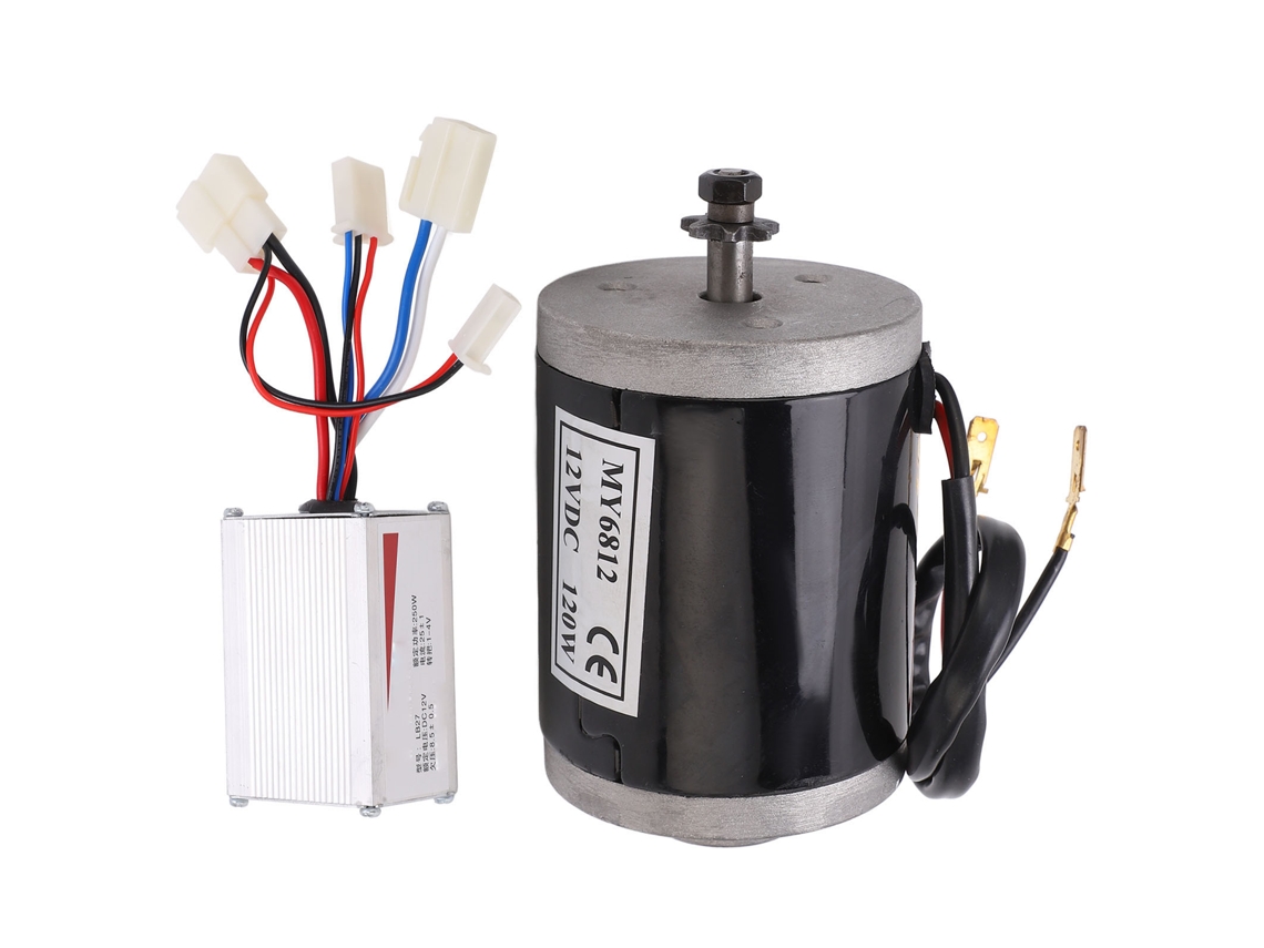 Kit Motor Bicicleta Elétrica (120w 250w Controlador De Alumínio)