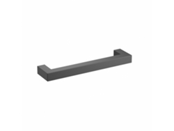 Tirador Para Mueble De Acero Inoxidable Distancia Entre Ejes De 128 Mm Barniz Negro Mate Lote De 6