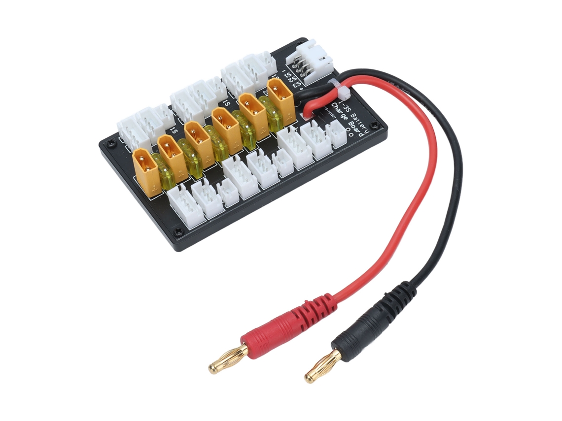 Omni-placa De Carga Paralela Xt30 20a Para Baterías Lipo Cargador Corto Con Cable De Conexión Para Juguetes Rc