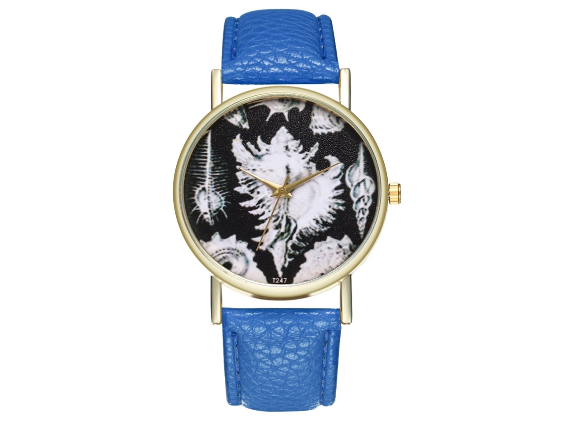 Reloj Analógico De Cuarzo Para Hombre Con Correa De Poliuretano, Estilo Casual T247-a (azul Real)