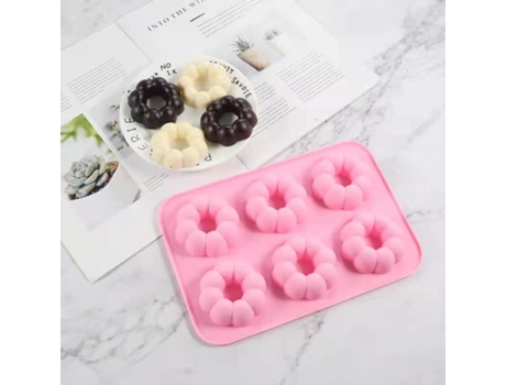 Juego de 3 moldes de silicona para tartas.