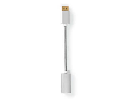 Nedis Cctb37150Al02 Adaptador de Cable de Video 0.2M Displayport Hdmi Plata