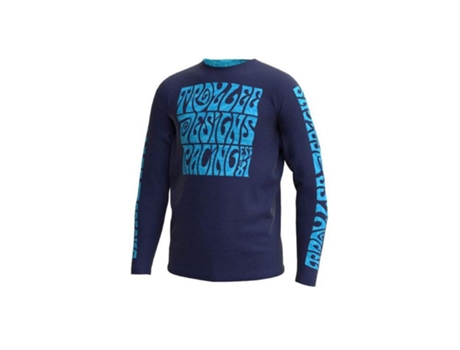 Camiseta de Niños TROY LEE DESIGNS Gp Air Manic Azul (S)