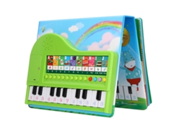 Bj-livro Brinquedo Piano Educativo Com Função De Gravação Luz Para Crianças 3+ Anos Presente Musical