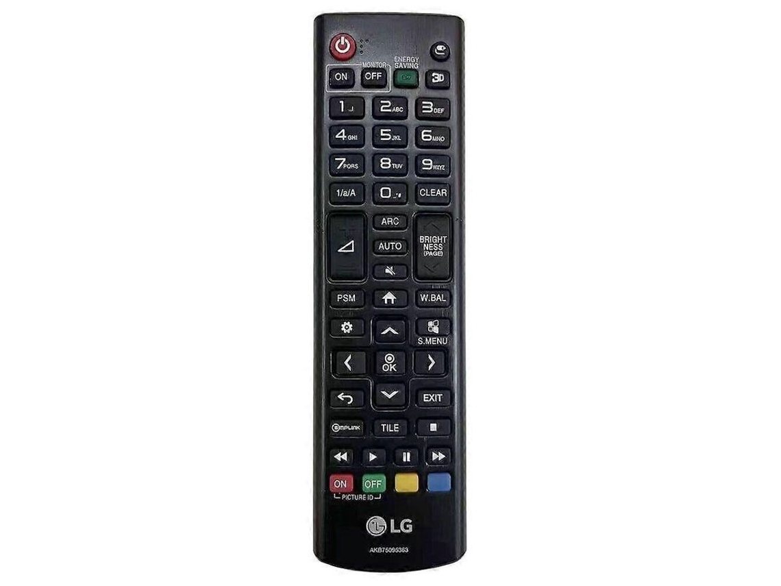Control Remoto Original Akb75095363 Para Televisores Lg 43sm5d, 42sh7db, 55lv35a, 32ta3e, 43ta3e, 49ta3e, 55ta3e, 32sm5kd Y 43sm5kd.