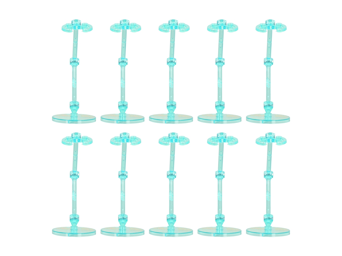 Soporte De Exhibición Para Figuras De Acción De 6 Pulgadas, 10 Piezas, Plástico Translúcido, Verde