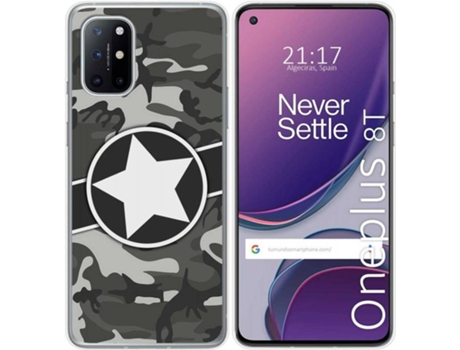 Carcasa OnePlus 8T 5G TUMUNDOSMARTPHONE Camuflaje 02 Multicolor
