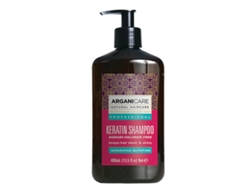 Champú De Keratina Arganicare Para Cabello Con Keratina, 400ml