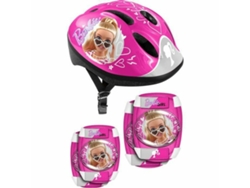 Kit Casco y Rodilleras Stamp Barbie
