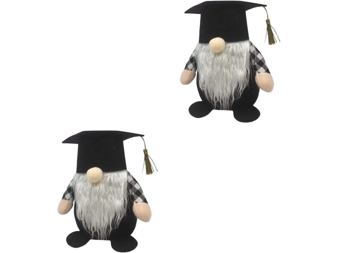 Accesorios De Peluche De Animales Suaves Con Patas Largas Para Graduación, Juego De 2 Piezas