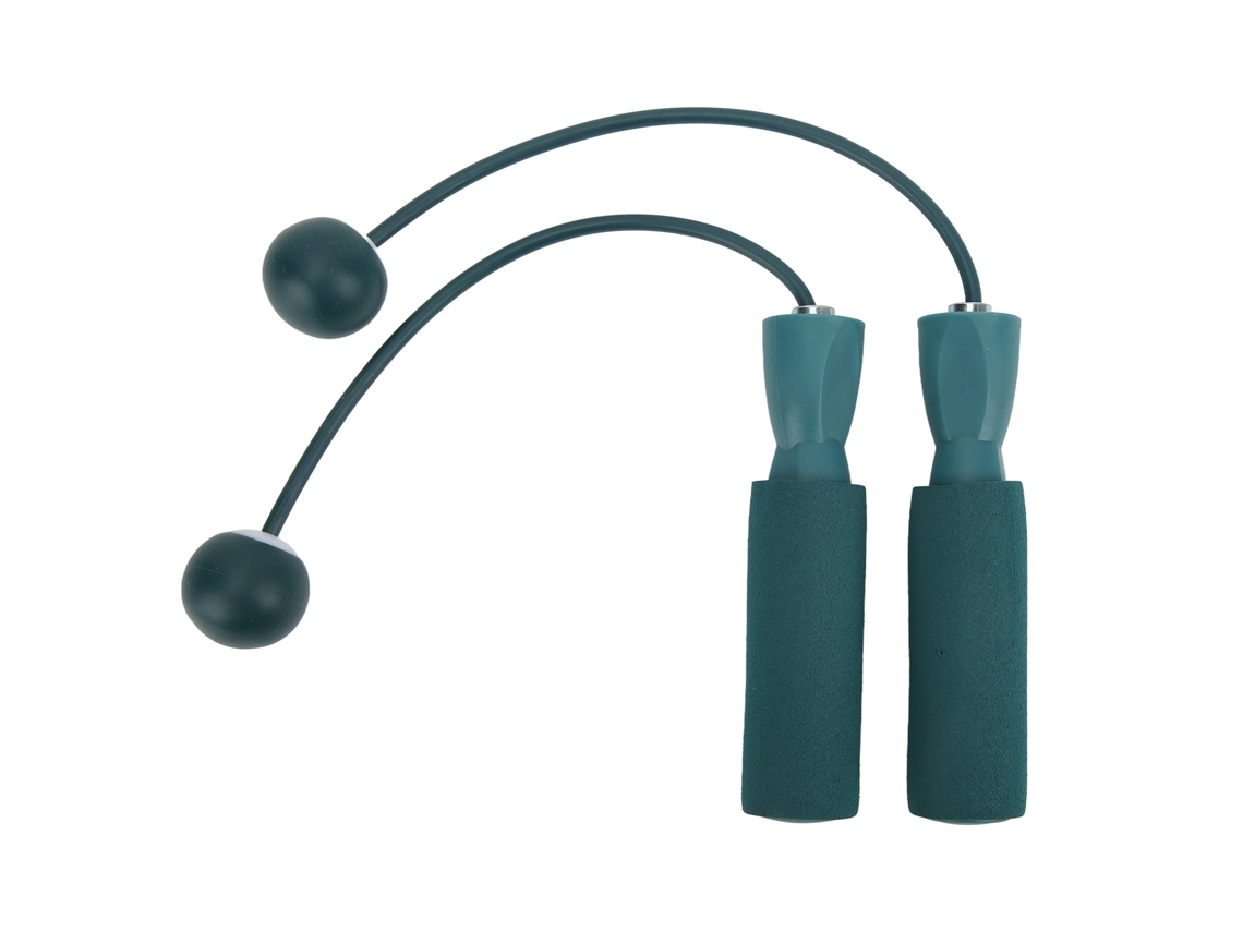 Cuerda Para Saltar Inalámbrica Ajustable Con Doble Rodamiento Para Hombres, Mujeres Y Niños - Azul