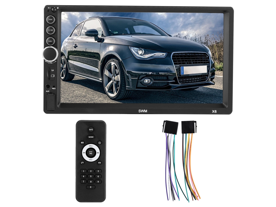 Reproductor De Coche Mp5 De 2 Din Con Pantalla Táctil De 7'', Bluetooth, Radio Fm, Audio Y Vídeo Para Automoción.