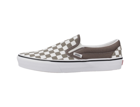 Zapatillas de Mujer VANS Classic Slipon Tecido Marrón (40.5)