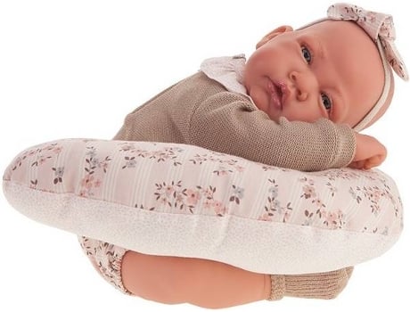 MuÁÂÁÂÁÂÁ±eca ANTONIO JUAN Recien Nacida Con Cojin De Lactancia 42Cm (Edad MÁÂÁÂÁÂÁ nima: 3 AÁÂÁÂÁÂÁ±os)