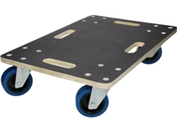 Plataforma de carga ECD 60x40cm con ruedas para translado muebles hasta 800kg