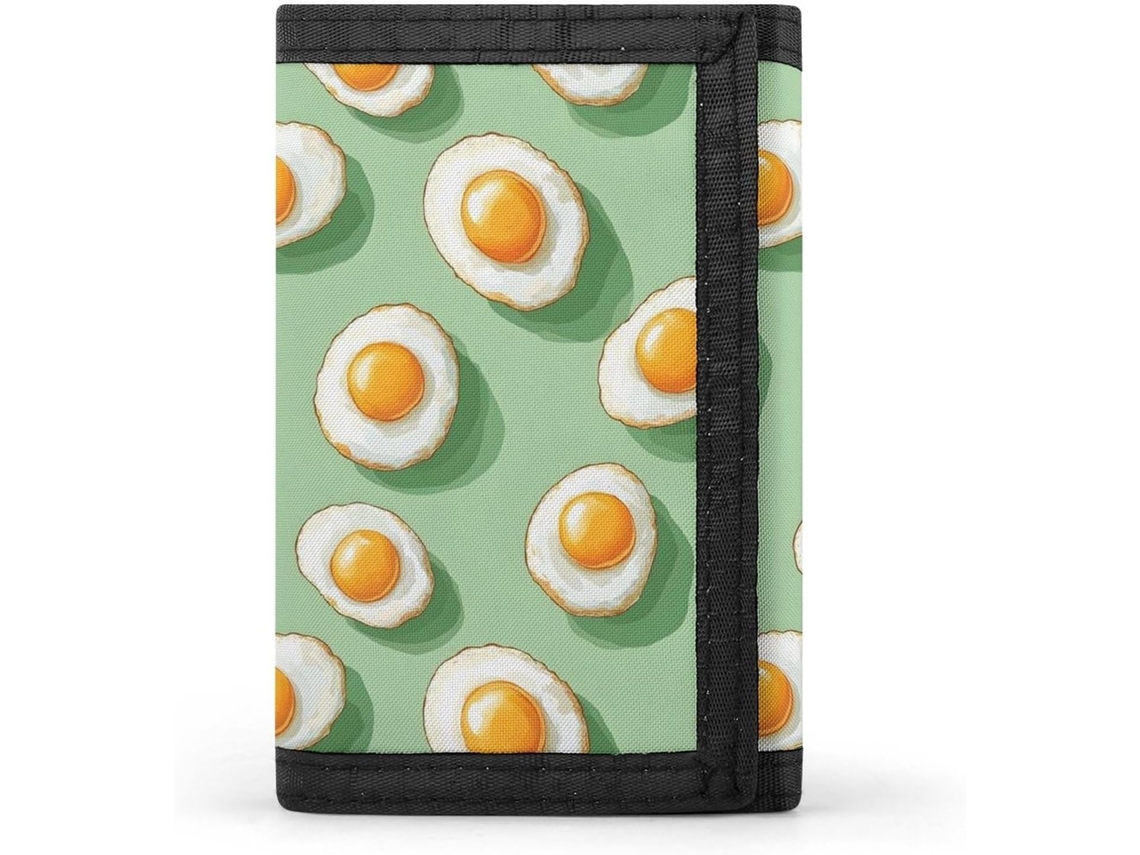 Cartera Poliéster Con Cremallera Para Hombre Diseño Estampado