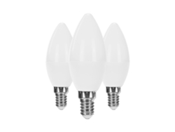 Pack 3 Bombillas LED Vela E14 6W Equi.40W 470lm Raydan Home