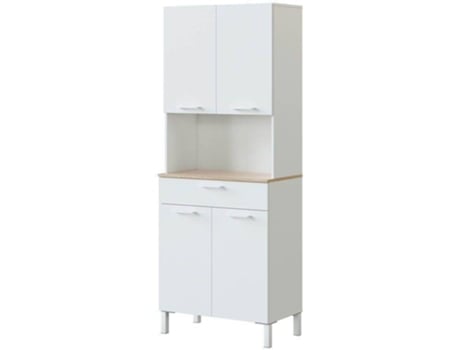 Armário HABITDESIGN Blanco Artik - Canadian (Melamina, PVC - 72 x 186 x 40 cm)