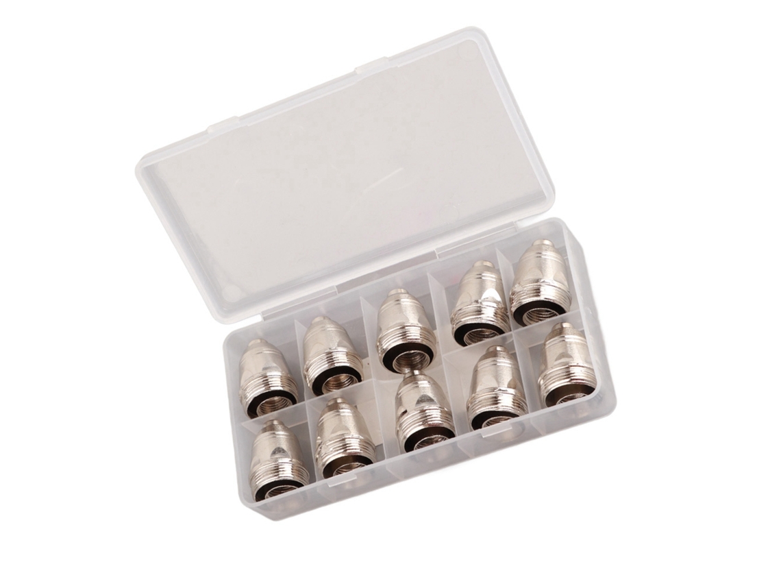Kit De Electrodo Y Boquilla Para Torcha De Corte Plasma P80, 20 Piezas (boquilla Ordinaria 1.5mm)