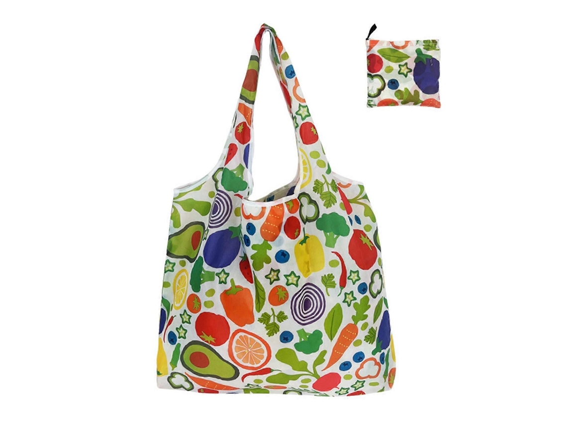 Bolsa de compras plegable de gran capacidad para supermercados, lavable, reutilizable, resistente al agua, para viajes, camping y más. GOKOCO