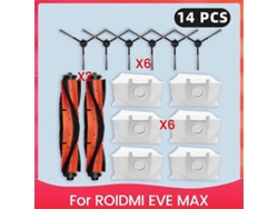 For Eve Max Spare Parts Main Side Brush Dust Bags Accessories