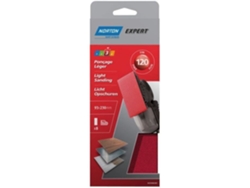 Almohadilla De Lija Norton Expert No Perforada 93x230 Mm Grano 120 Conjunto De 8 Piezas