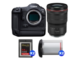 Canon Eos R3 + Rf 15-35mm F/2.8 L Is Usm + 2 Sandisk 64gb Extreme Pro Cfexpress Type B + 2 Canon Lp-e19 + Ebook “20 Consejos Para Fotos Que Impactan”