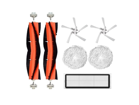 7pcs para xiaomi dreame w10 limpador escova lateral principal pano de filtro esfregão
