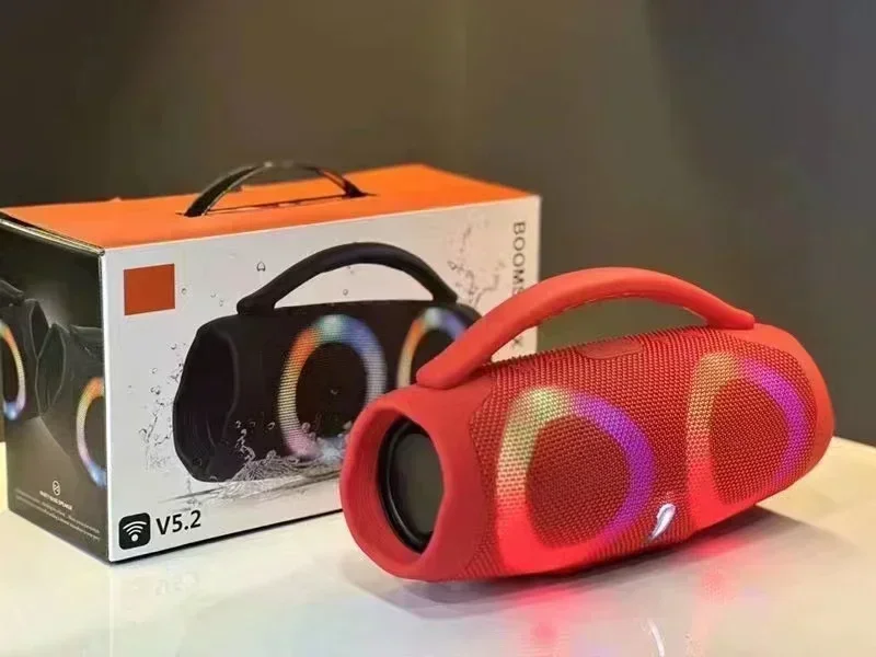 Mdug 100wcaixa De Som Portátil Bluetooth À Prova D'água Com Cor Rgbsubwoofer Estéreo Sem Fio Com Lâmpada