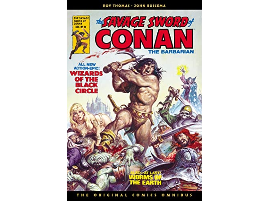 Libro Savage Sword of Conan The Original Comics Omnibus Vol.2 de Roy Thomas (Inglés - Tapa Dura)