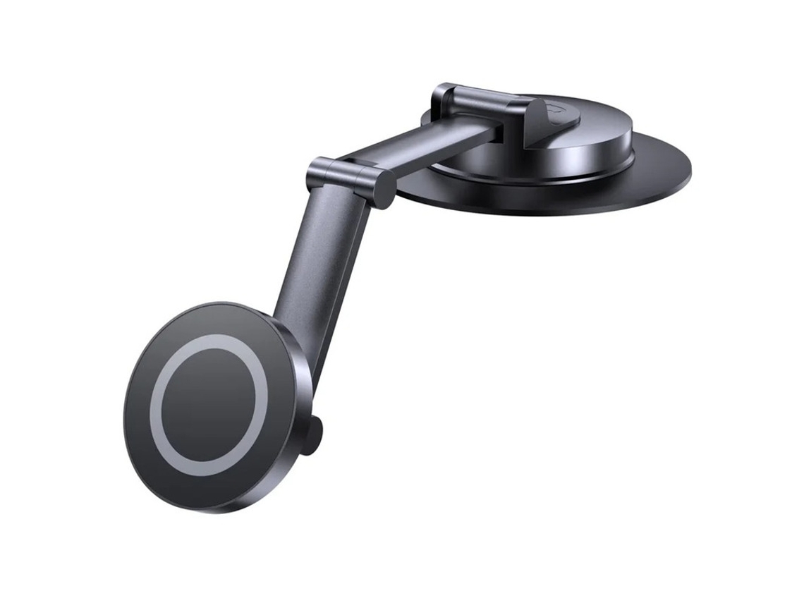 Soporte Para Coche Magsafe Con Brazo Giratorio Universal Para Salpicadero Yizhood, Zinc, Magnético, Negro
