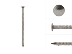 Clavos Anilla para Revestimiento Acero Inoxidable A4 2,6 X 50 Caja 500G WOVAR