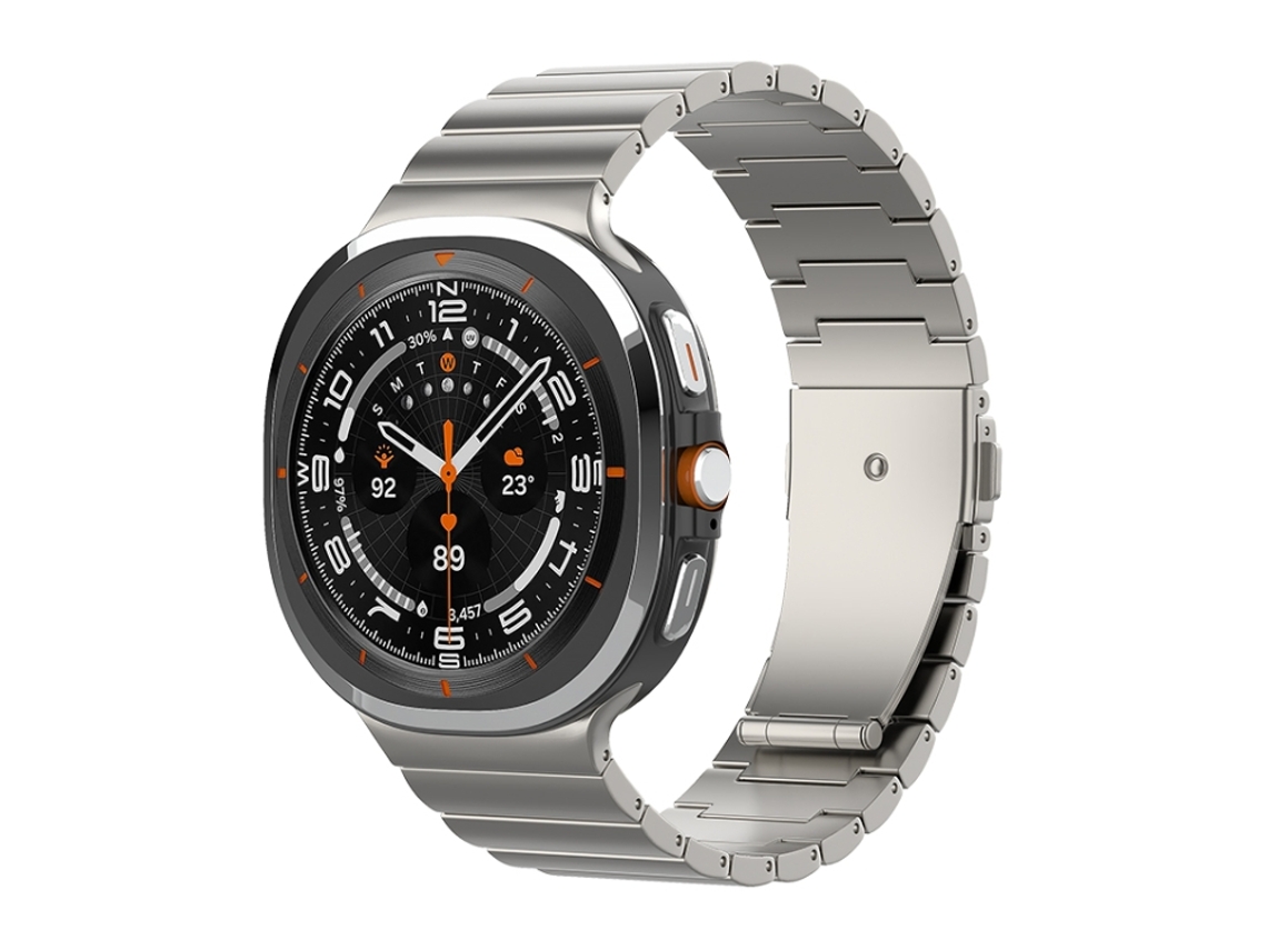 Correa para Samsung Galaxy Watch Ultra - Titanio puro con hebilla plana y anilla única (47 mm)