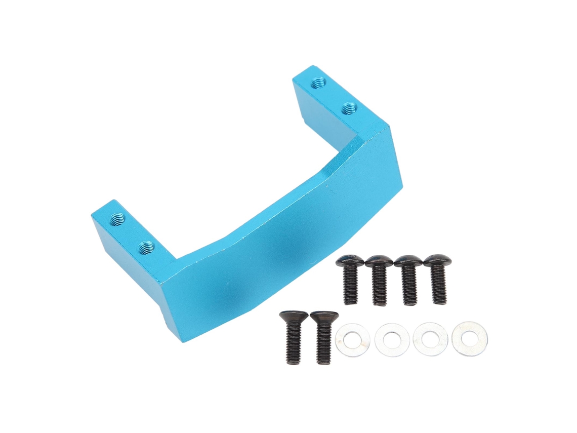 Ymsl Soporte De Servo De Aluminio Para Coche Rc Tamiya 1/10 Xv02, Montaje De Servo De Dirección Azul Hxl