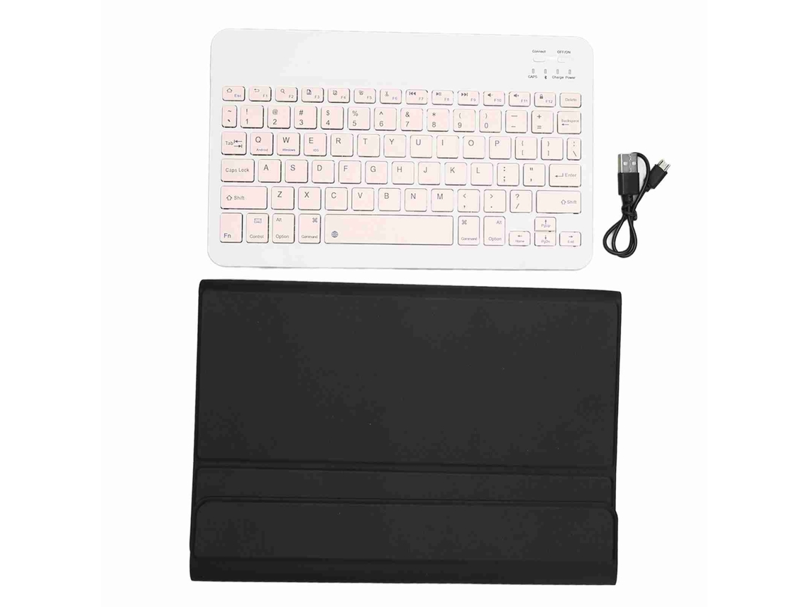 Teclado Inalámbrico Bluetooth Con Diseño De Corte Profundo Y Funda Protectora Para Lenovo Xiaoxin P11 Tb J606f (negro)