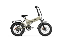 Bicicleta Eléctrica PVY Z20 Plus 1000 Potencia 250W Batería 48V16.5Ah Autonomía 120Km Frenos de Disco Hidráulicos Beige