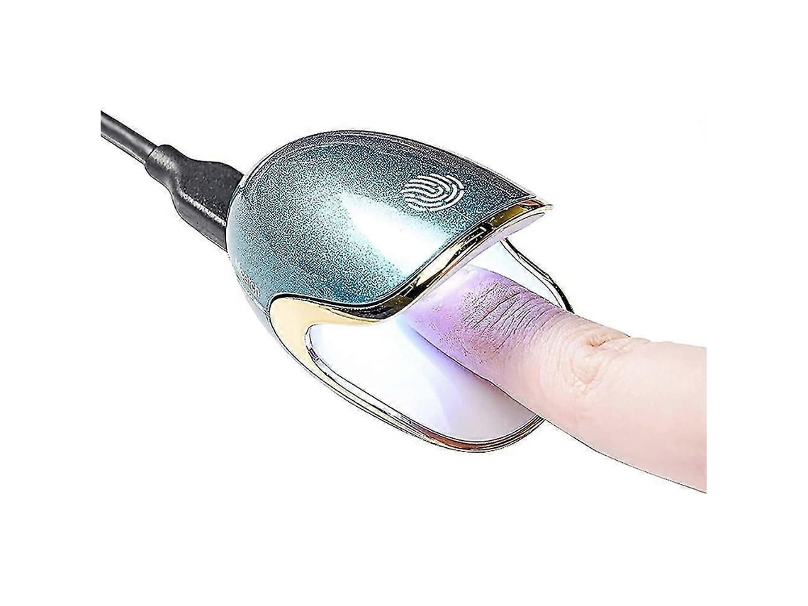 Mini Secador Portátil de Pregos de Lâmpada Led 6w 3 Leds Uv Lâmpada de Gelo para Secagem Gel Polonês Ferramentas Manicure GOKOCO
