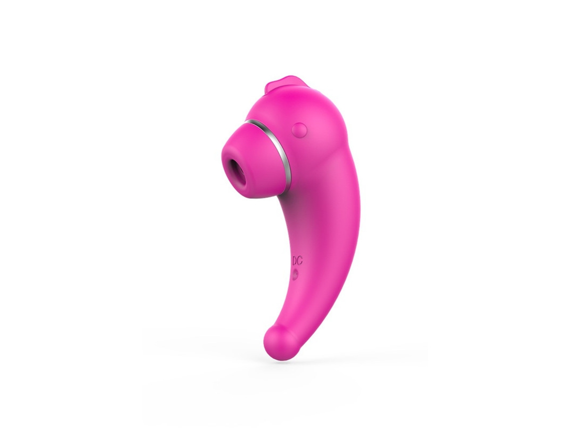 Vibrador de masaje de succión recargable de 20 frecuencias para mujeres (rosa) YIZHOOD